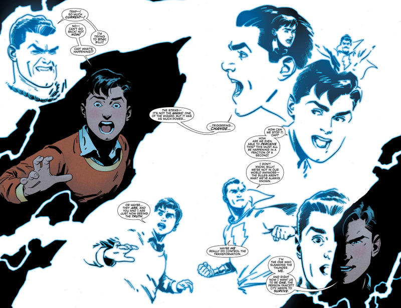 Illustration for article titled Exclusive DC preview: Captain Marvel takes on Victorian Batman in Convergence: Shazam #2